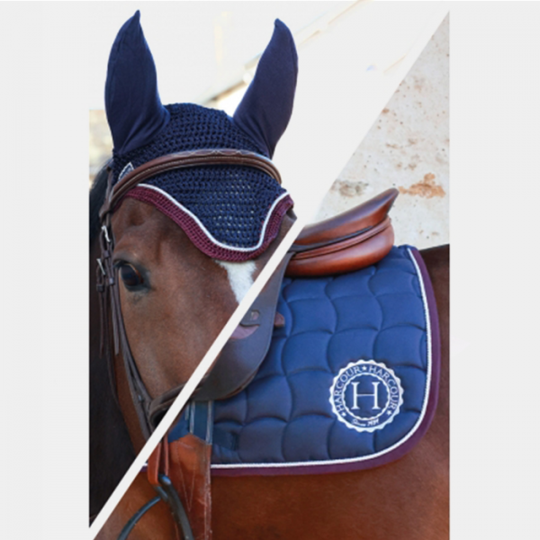 HARCOUR - Soly saddle pad + Foly fly veil