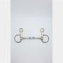 HARCOUR - Baucher snaffle double jointed flat link bit 11mm