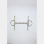 HARCOUR - Full cheek snaffle with rollers bit 13mm