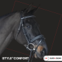 SILVER CROWN - Style Confort bridle